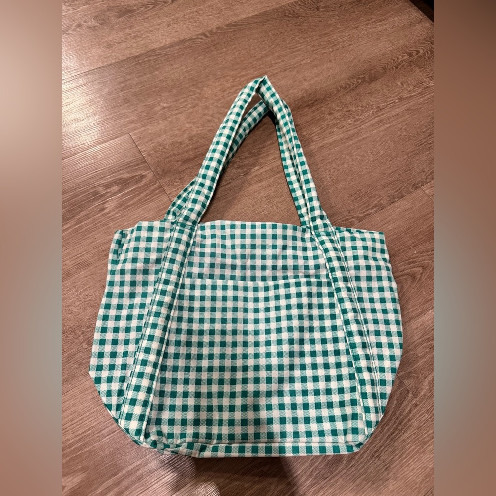 *RARE* Baggu Mini Cloud in Green Gingham
